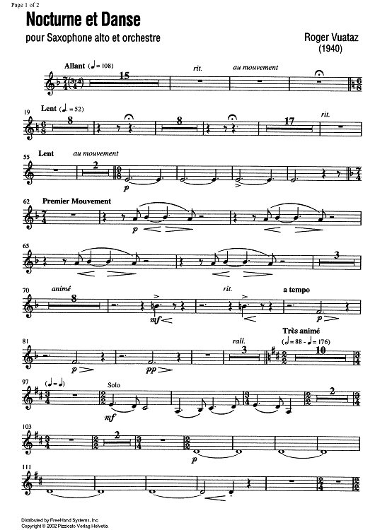 Nocturne et Danse Op.58 No. 2 - Horn in F 3