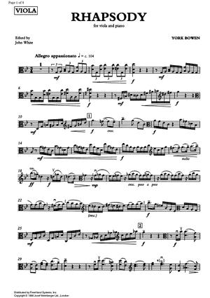 Rhapsody - Viola