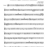 Canzon super Cantion Gallicam - Trumpet 2