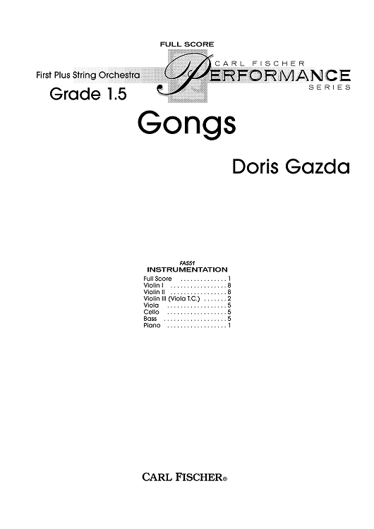 Gongs - Score