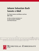 Sonata E minor in E minor