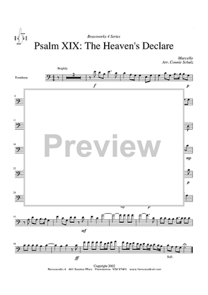 Pslam XIX: The Heaven's Declare - Trombone