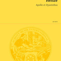 Apollo et Hyazinthus - Full Score