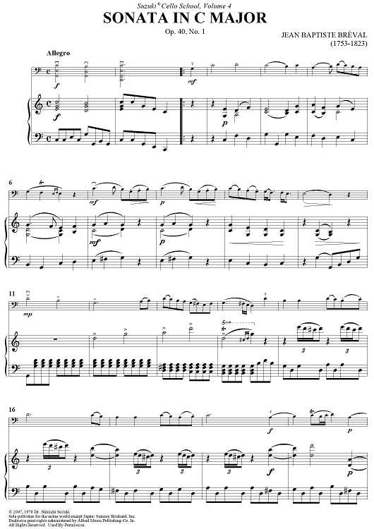 Sonata in C Major - Op. 40, No. 1