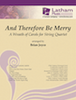 And Therefore Be Merry - Score