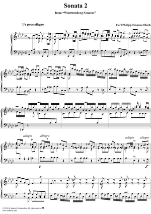 Wurttemberg Sonatas, Sonata 2