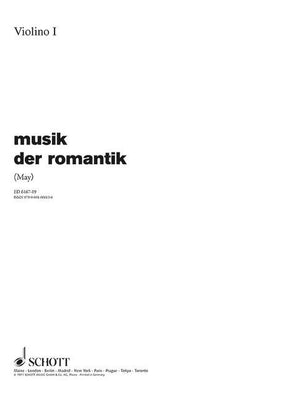 Music of Romantic - Violin I
