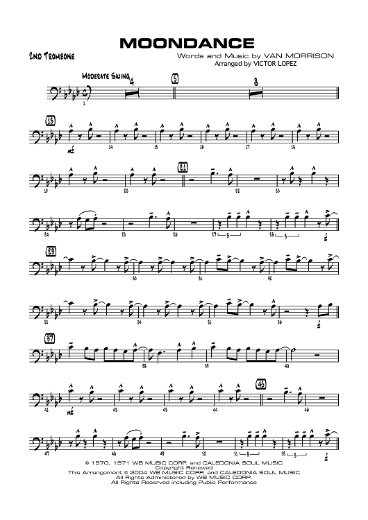 Moondance - Trombone 2