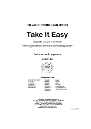 Take It Easy - Conductor's Notes