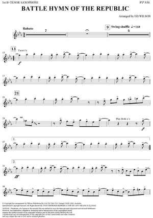 Battle Hymn of the Republic - Tenor Saxophone 1