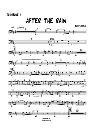 After the Rain - Trombone 4