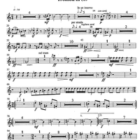 Amor pedestre- Fuessische Liebe [set of parts] - B-flat Trumpet