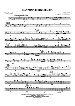 Canzona Bergamasca - Trombone 2