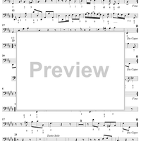 Sonata No. 2 in B Minor - Basso Continuo