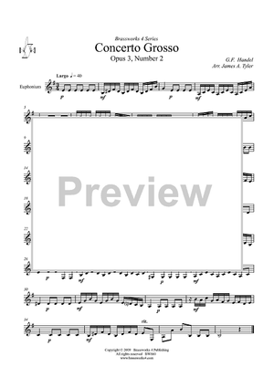 Concerto Grosso, Op. 3, No. 2 - Largo - Euphonium