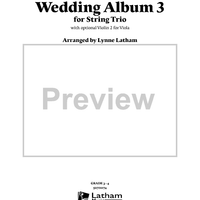 Wedding Album 3 for String Trio - Violin 1