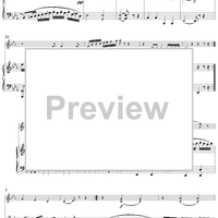 Violin Sonata in E-flat Major, K58 - Piano Score