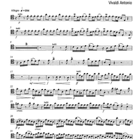 Allegro (from Concerto in B minor) - Trombone 1