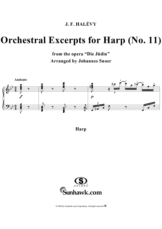 Die Jüdin (Harp Excerpt)