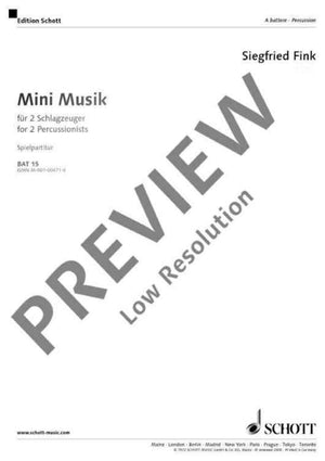 Mini Musik - Performance Score