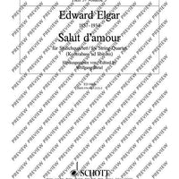 Salut d'Amour - Score and Parts