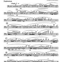 Arioso from Harpsichord Concerto, BWV 1056/II - Solo Trombone or Euphonium BC/TC