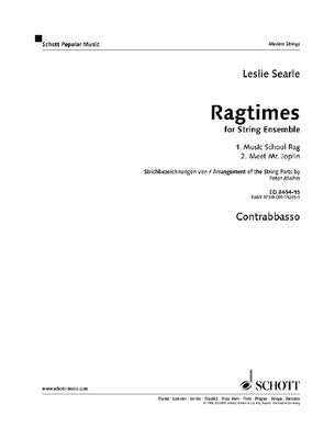 Ragtimes for String Ensemble - Double Bass
