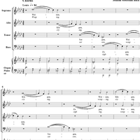 "Weinen, Klagen, Sorgen, Zagen" (chorus), No. 2 from Cantata No. 12