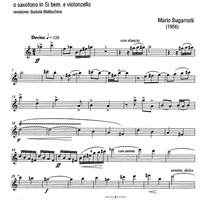 Musichetta - Saxophone in B-flat (soprano/tenor)