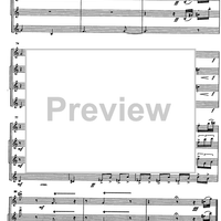Clarinet quartet - Score