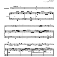 Trafalgar Hornpipe - English Folk Song - Piano Score