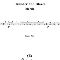 Thunder and Blazes March (Entry of the Gladiators) - Drums