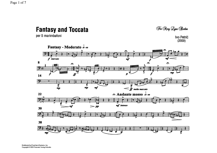 Fantasy and Toccata - Marimbaphone 5