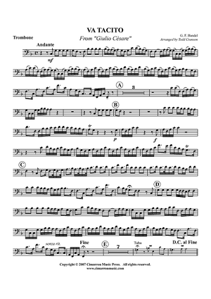 Va Tacito - From "Giulio Cesare" - Trombone