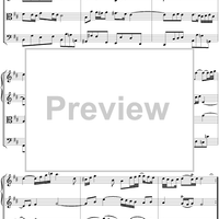 Air on the G String (from Orchestral Suite No. 3 in D Major) - Score