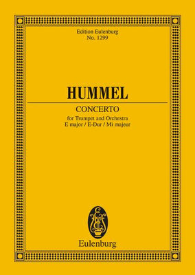 Concerto E Major - Full Score