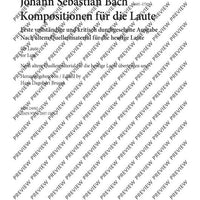 Compositions for the lute