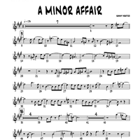 A Minor Affair - Alto Sax 1