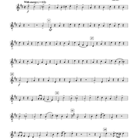 Trombone Tiger Rag - Eb Baritone Sax