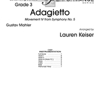 Adagietto - Score