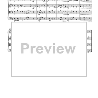 Bourrée - from Suite #3 in D Major - Score