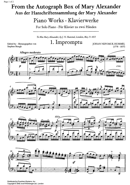 Impromptu - Piano