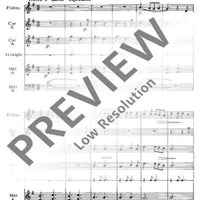 Variations sur trois vieilles chansons d'Alsace - Score
