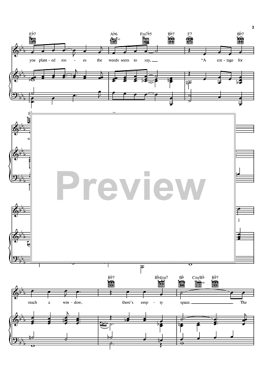 A Cottage For Sale" Sheet Music by Mel Torme; Billy Eckstine for Piano