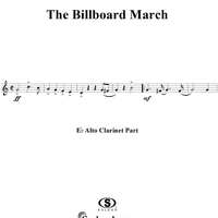 The Billboard March - Alto Clarinet