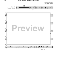 Sanctus-Benedictus - Choir 3, Trumpet 1