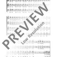 Vier A-cappella-Chöre - Score