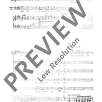 Die Brünnlein, die da fließen - Vocal/piano Score
