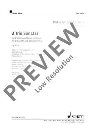 3 Trio Sonatas