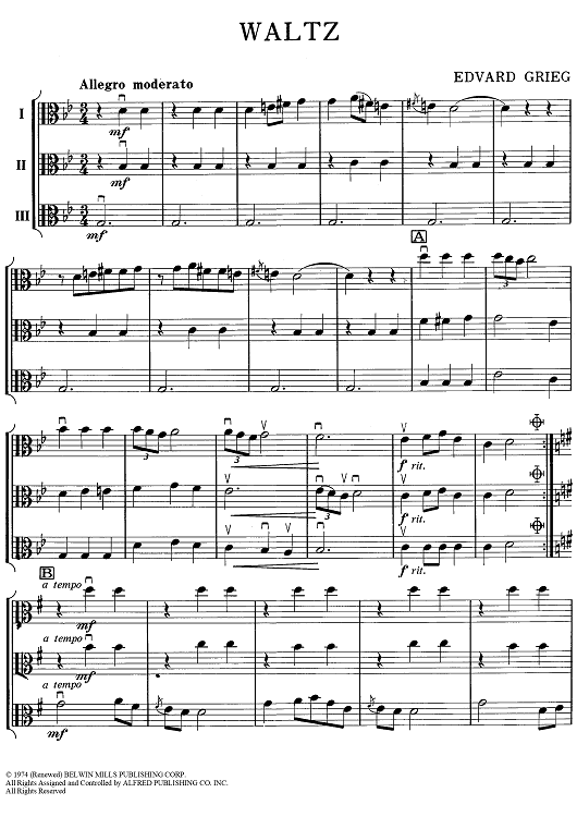 Waltz - Viola